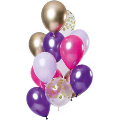Luftballons Purple Posh 30 cm, 12 Stück