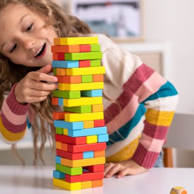 Farbspaß Wackelturm 2