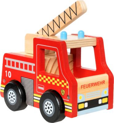 Feuerwehrstation Holz mit Zubehör 2