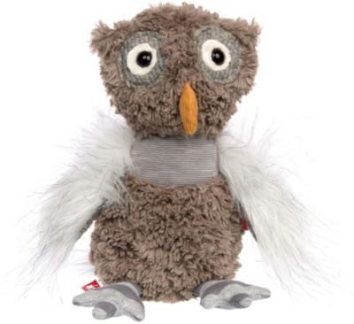 Мягкая игрушка Sigikid Сова, коллекция Лоскутки, 28 см