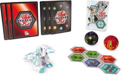 Bakugan Starter Pack mit 3 Armored Alliance Bakugan (Ultra Haos Trox, Basic Darkus Pharol, Basic Pyrus Nillious) 2