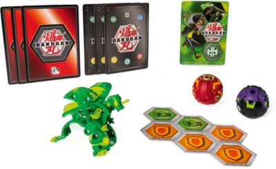 Bakugan Starter Pack mit 3 Armored Alliance Bakugan (Ultra Ventus Dragonoid, Basic Pyrus Trox, Basic Darkus Hydorous) 2