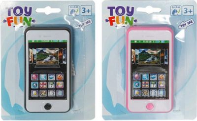 Smartphone mit Sound, 2 fach sortiert, Toy Fun | myToys TOY FUN SPIELZEUG Kinder Kleinkinder Handy Telefon