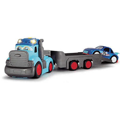 Машинка Dickie Toys Трейлер Happy с прицепом свет, звук, 60 см от Dickie Toys