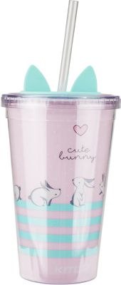 Стакан для воды Kite Bunny, 460 мл