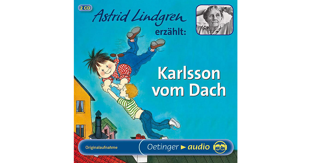 Astrid Lindgren erzählt: Karlsson vom Dach, 2 Audio-CDs Hörbuch