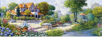 Пазл панорама Art Puzzle Английский коттедж, 1000 деталей