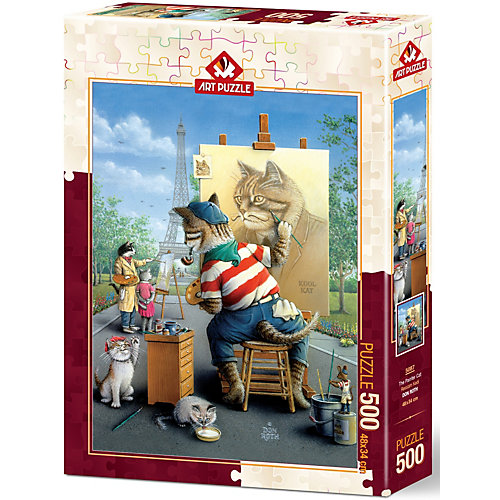 Пазл Art Puzzle Кот художник, 500 деталей от Art Puzzle