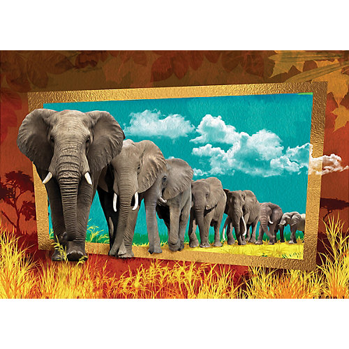 Пазл Art Puzzle Слоны, 1000 деталей от Art Puzzle