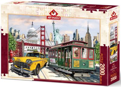 Пазл Art Puzzle Коллаж, США, 2000 деталей