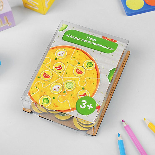 Игровой набор Paremo Собери вегетарианскую пиццу, 20 элементов