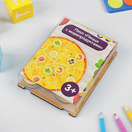 Игровой набор Paremo Собери пиццу с морепродуктами, 20 элементов