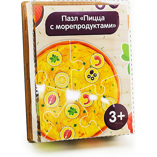 Игровой набор Paremo Собери пиццу с морепродуктами, 20 элементов