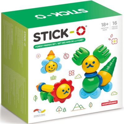 Магнитный конструктор Stick-O Forest Friends Set, 902002