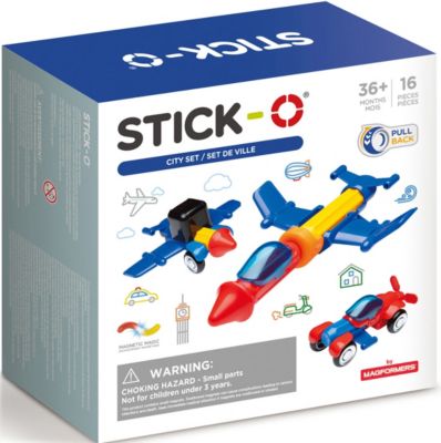 Магнитный конструктор Stick-O City Set, 902003