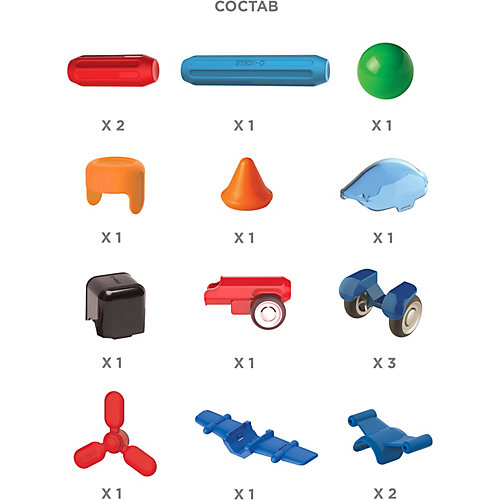 Магнитный конструктор Stick-O City Set, 902003 от Stick-O