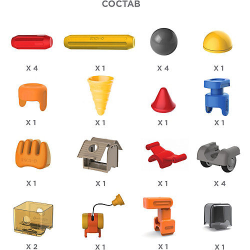 Магнитный конструктор Stick-O Construction Set, 902004 от Stick-O