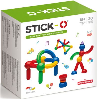 Магнитный конструктор Stick-O Basic 20 Set, 901002
