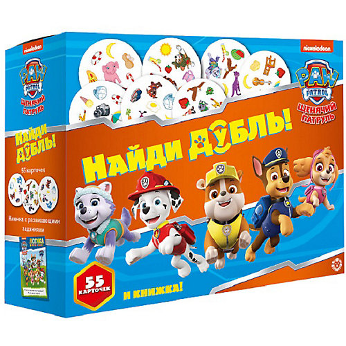 Настольная игра Щенячий патруль Найди дубль: щенячий патруль от ИД Лев