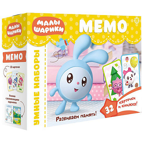 Настольная игра Малышарики Мемо от ИД Лев