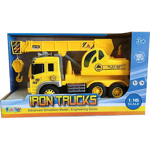 Грузовик Fun Toy с краном, 1:16 от Fun Toy