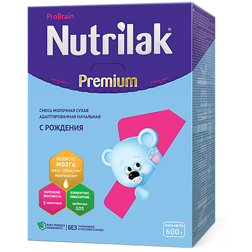 Молочная смесь Nutrilak Premium 1, с 0 мес, 600 г от Nutrilak