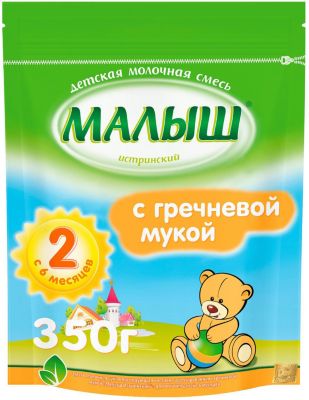 Молочная смесь с гречневой мукой Малыш Истринский, с 6 мес, 350 г
