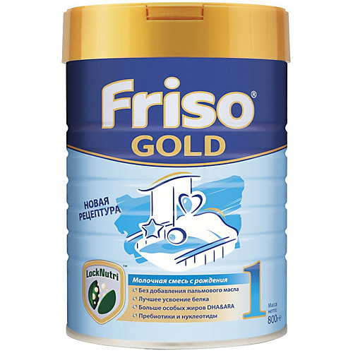 Молочная смесь Friso Gold 1, с 0 мес, 800 г от Friso