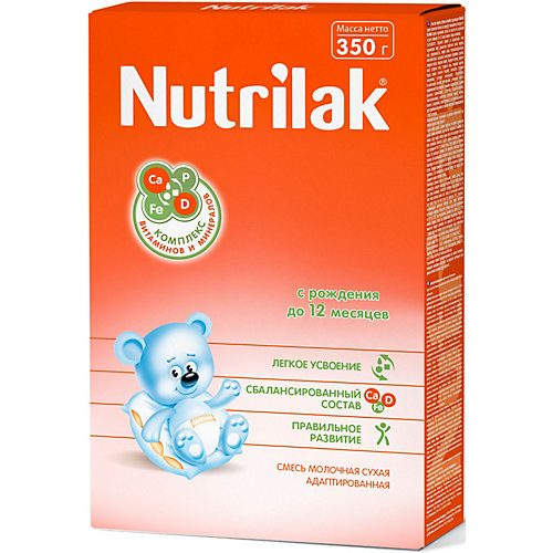 Молочная смесь Nutrilak, с 0 мес, 350 г от Nutrilak