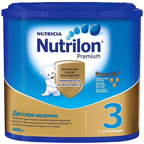 Детское молочко Nutrilon Junior Premium 3, с 12 мес, 400 г от Nutrilon