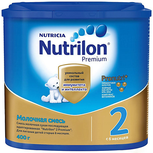 Молочная смесь Nutrilon Premium 2, с 6 мес, 400 г от Nutrilon