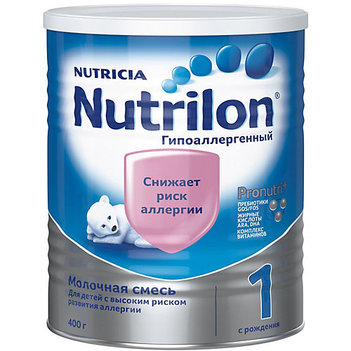 Молочная смесь Nutrilon 1 гипоаллергенный, с 0 мес, 400 г от Nutrilon