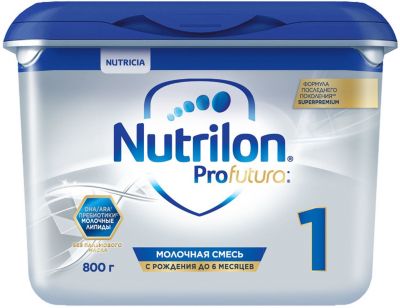 Молочная смесь Nutrilon Superpremium 1 ProFutura, с 0 мес, 800 г