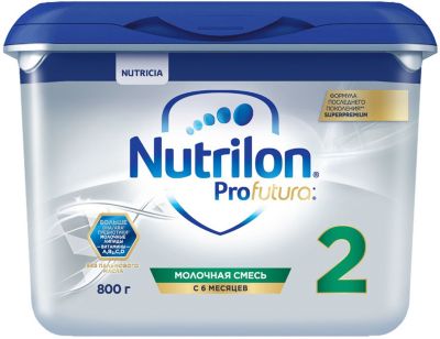 Молочная смесь Nutrilon Superpremium 2 ProFutura, с 6 мес, 800 г