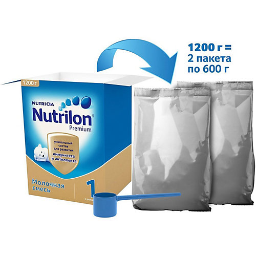 Детское молочко Nutrilon Premium 3, с 12 мес, 1200 г от Nutrilon