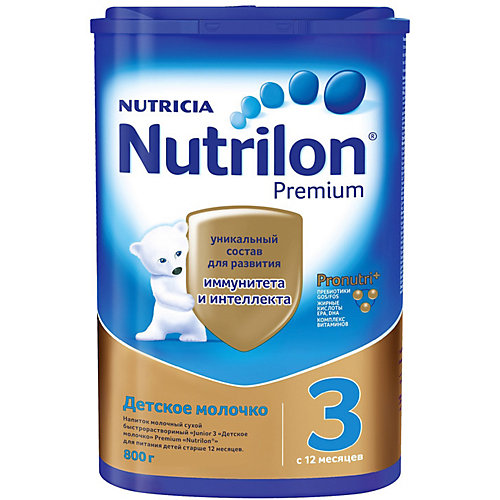 Детское молочко Nutrilon Junior Premium 3, с 12 мес, 800 г от Nutrilon