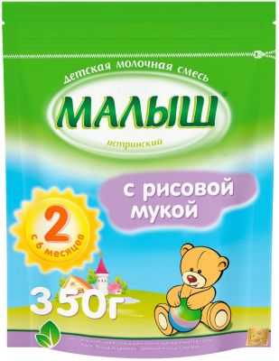 Молочная смесь с рисовой мукой Малыш Истринский, с 6 мес, 350 г