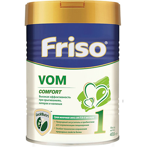 Молочная смесь Friso VOM 1 Comfort, с 0 мес, 400 г от Friso