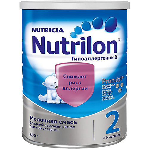 Молочная смесь Nutrilon 2 гипоаллергенный, с 6 мес, 800 г от Nutrilon