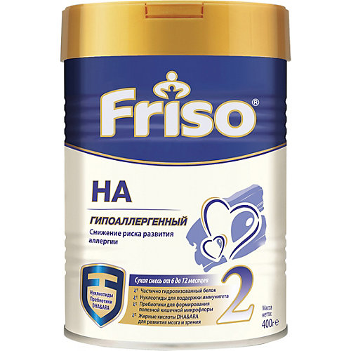 Молочная смесь Friso Фрисолак 2 ГА, с 6 мес, 400 г от Friso