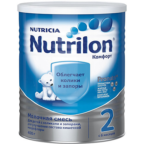 Молочная смесь Nutrilon Комфорт 2, с 6 мес, 400 г от Nutrilon