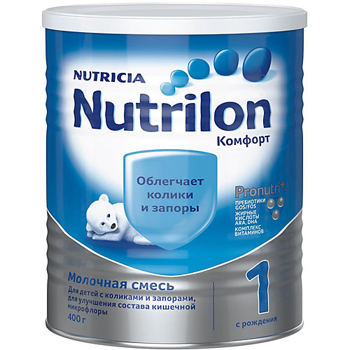 Молочная смесь Nutrilon Комфорт 1, с 0 мес, 400 г от Nutrilon