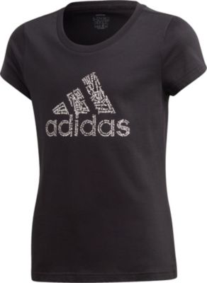 adidas t shirt for girls black