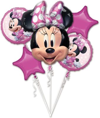 3 Stück Disney Minnie Maus Einhorn Mädchen Geburtstag Party Helium Folienballon 