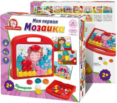 Развивающая игра Эники Беники "Моя первая мозаика", принцессы
