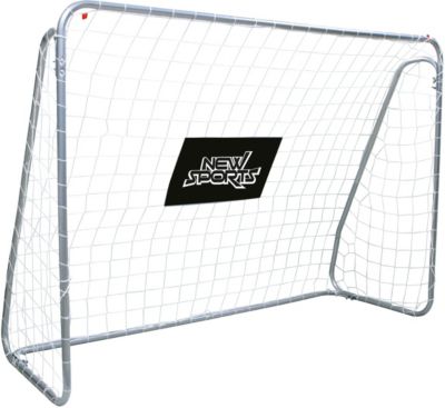 XL Fussballtor mit Netz und Fußball 180x120cm Garten Camping Strand Ball Tor 