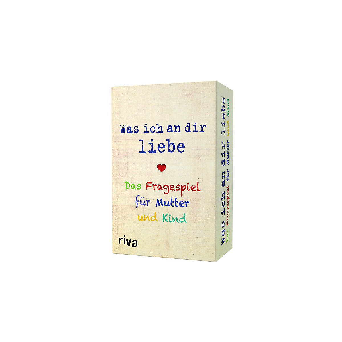 Riva Verlag Was ich an dir liebe Das Fragespiel für Mutter und Kind (Spiel)