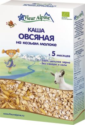 Каша Fleur Alpine на козьем молоке овсяная, с 5 мес