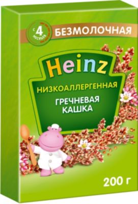 Каша Heinz низкоаллергенная гречневая, с 4 мес