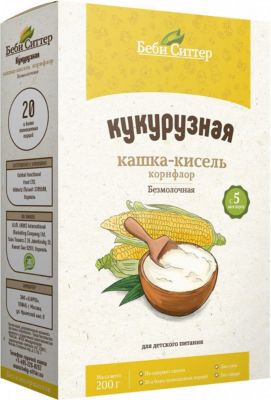 Кашка-кисель Беби Ситтер кукурузная, с 5 мес